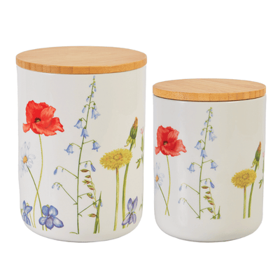 Wildflower Canisters - Set of 2