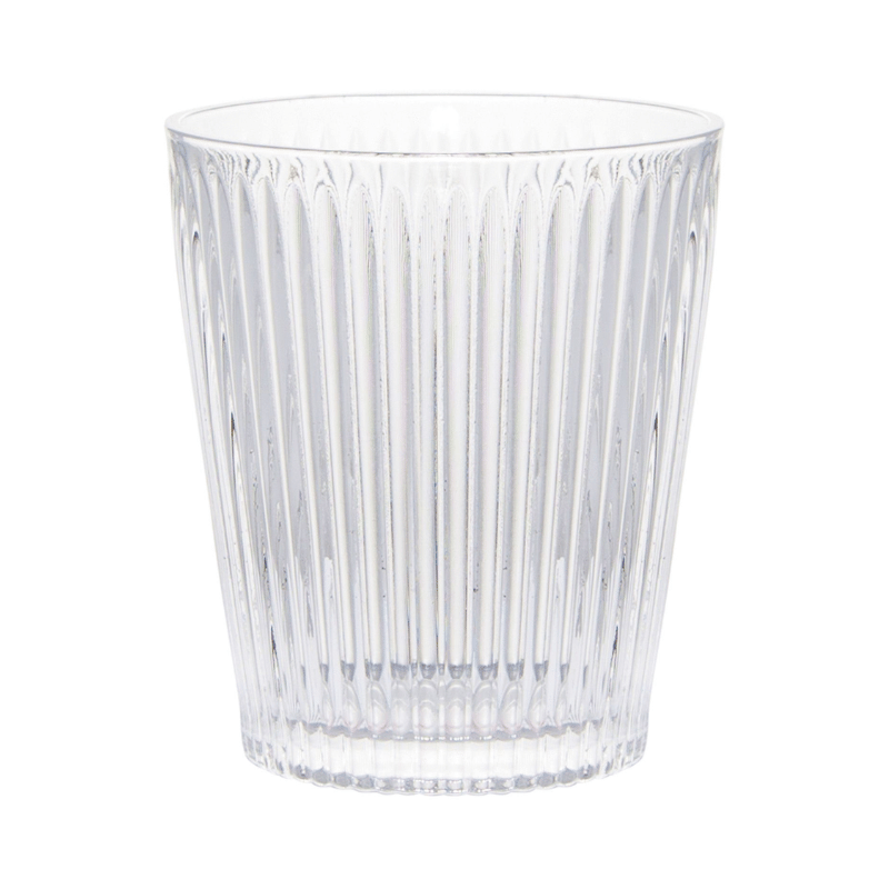 Perry Ribbed Double Old Fashioned Glass