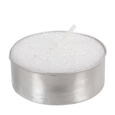 Shimmer White Tealight Candles - Set of 9