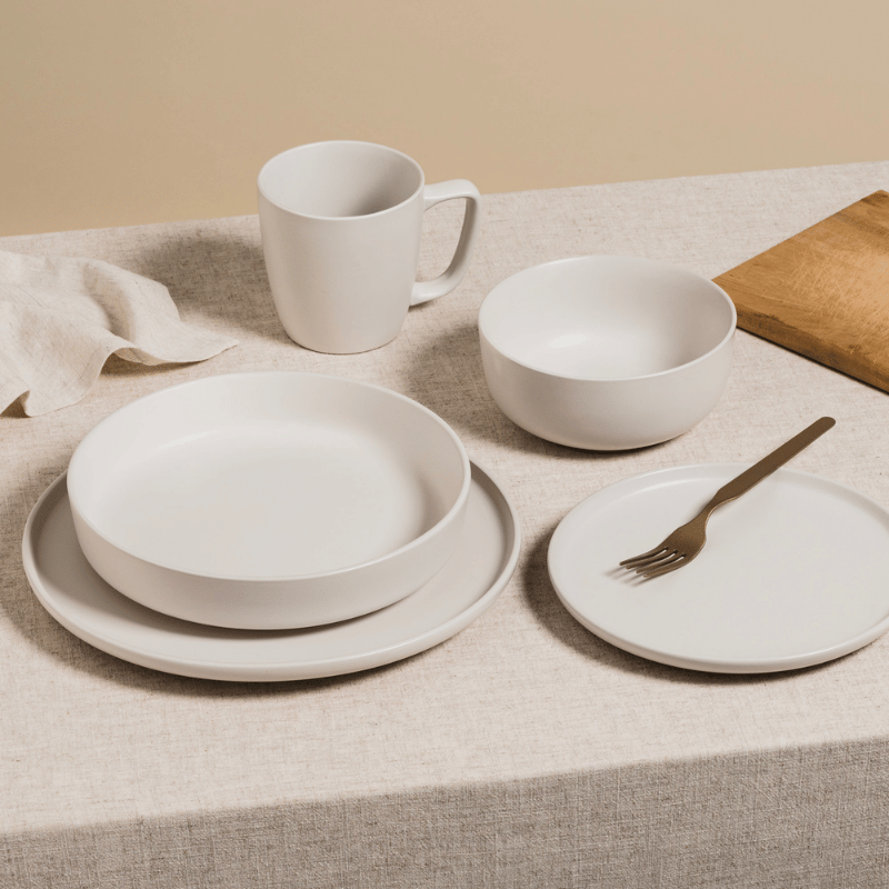 Lisbon White Dining Bowls - Set of 4