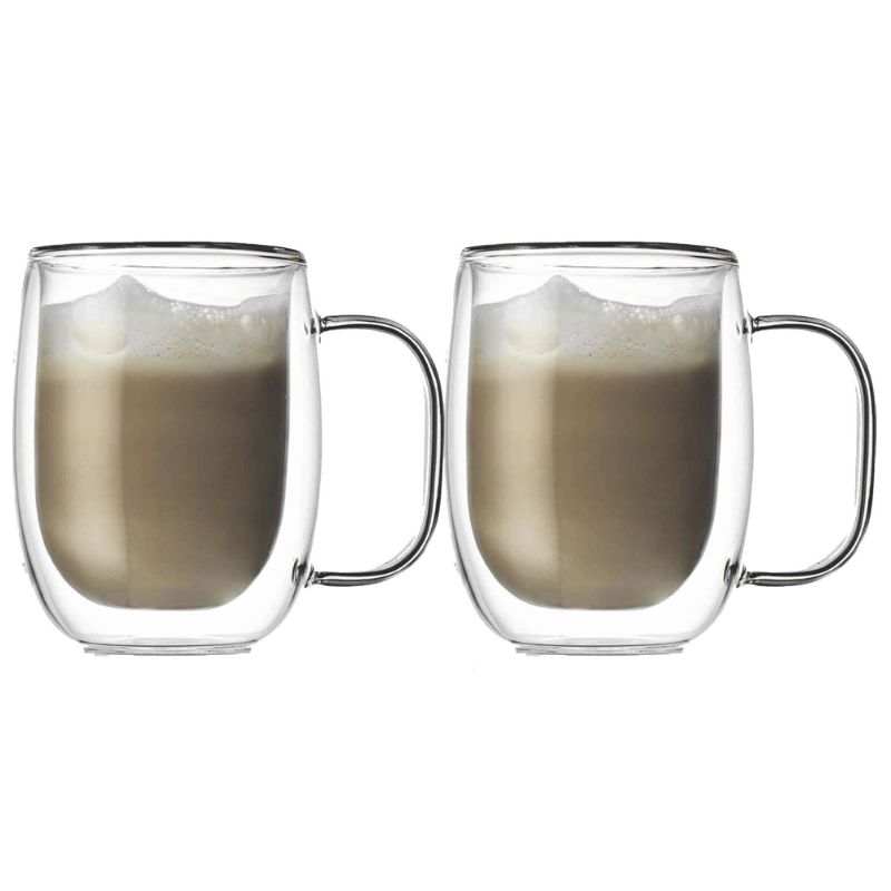 Barista Double Wall Mugs - Set of 2