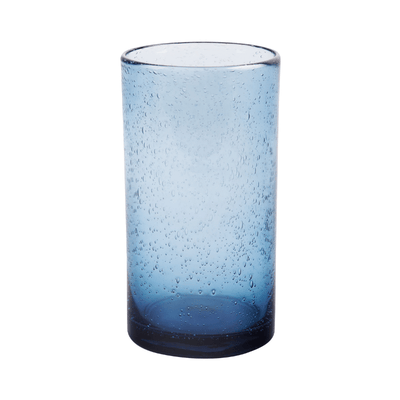 Blue Bubble Highball Glass