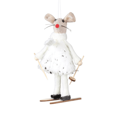 Mia Mantel Mouse Ornament