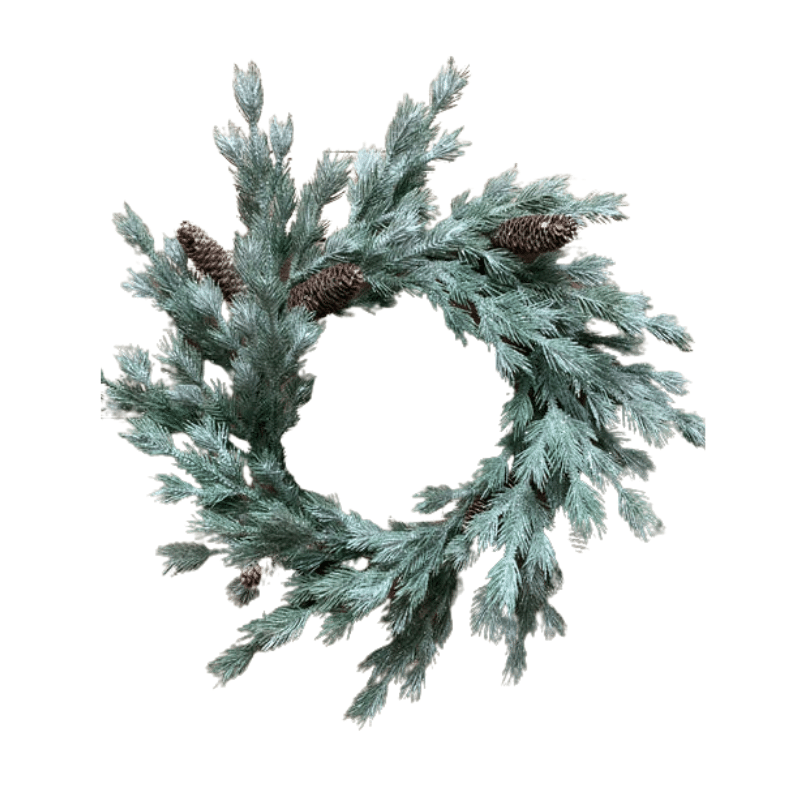 Glittered Pine Wreath