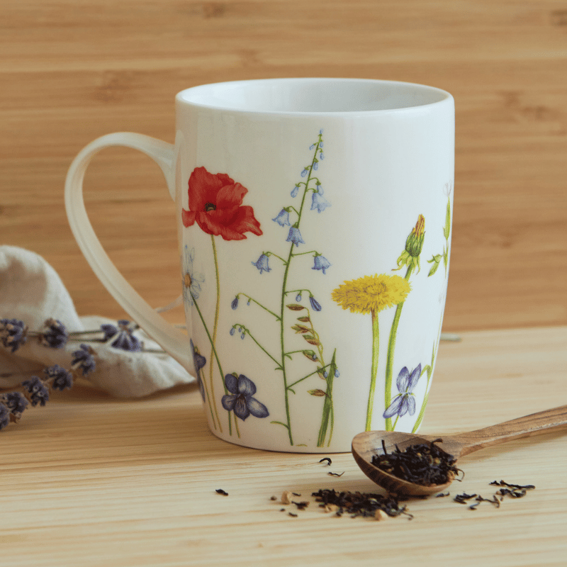 Wildflowers Coffee Mugs - Set of 4