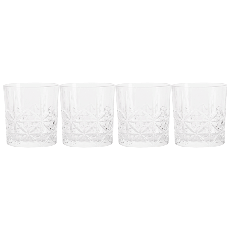 Este Double Old Fashioned Drinking Glasses - Set of 4