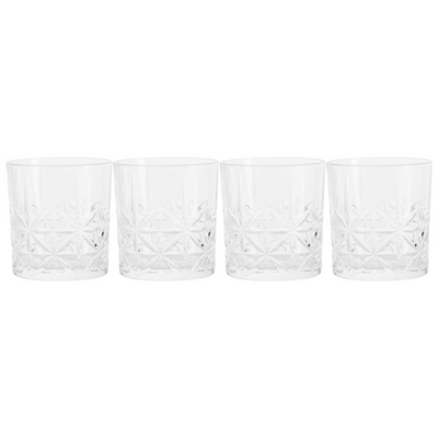 Este Double Old Fashioned Drinking Glasses - Set of 4