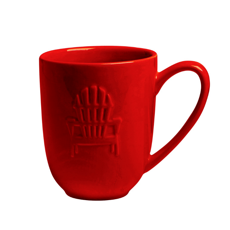 Red Adirondack Mug