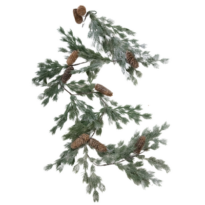 Glittered Pine Garland