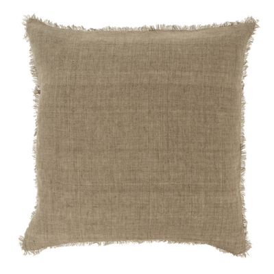 Lina Linen Pillow, Mink