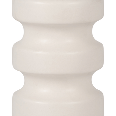 Small White Tiered Vase