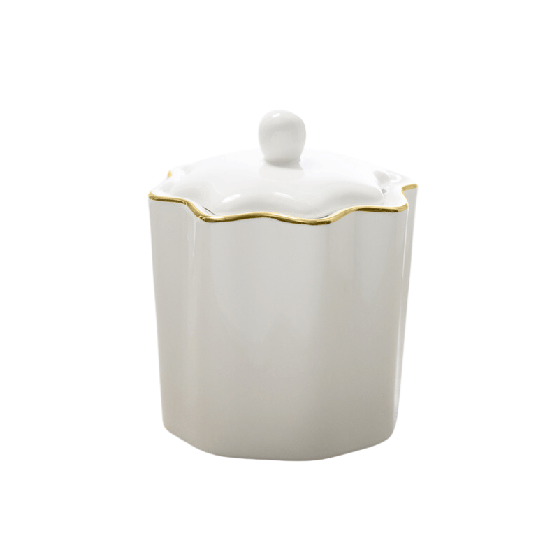 Pavona Gold Rim Canister