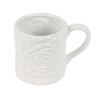 White Rose Mug