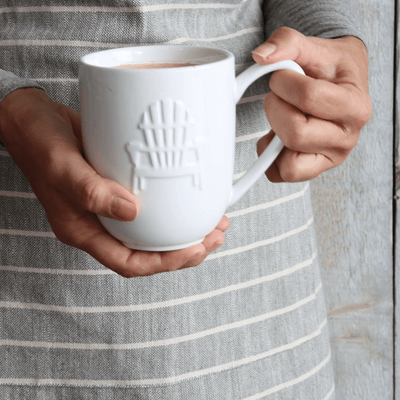 White Adirondack Mug