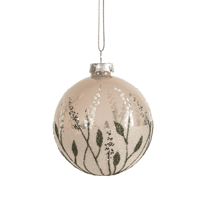 Wildflower Glass Ornament