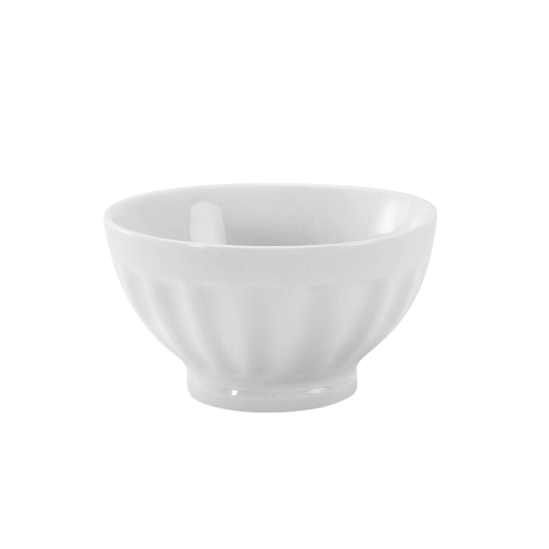 Café Au Lait Fluted Snack Bowl