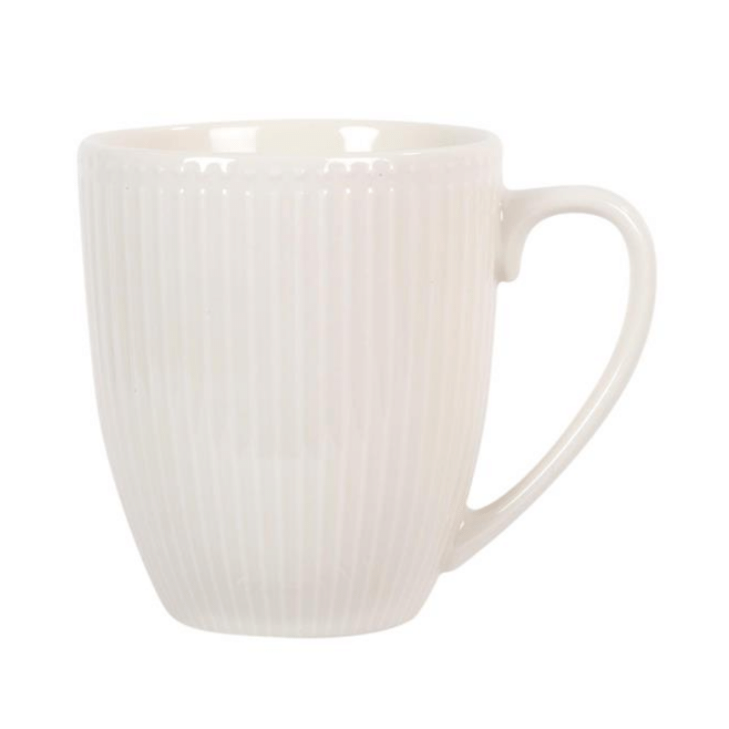 Vintage Embossed Mug - Lines Design