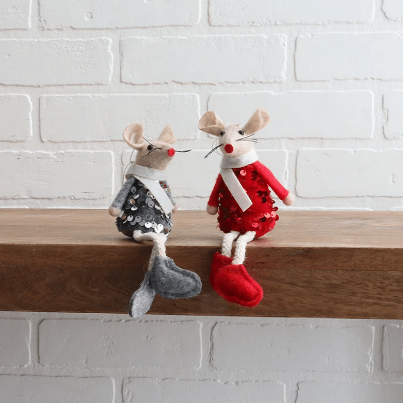 Mabel Mantel Mouse Ornament