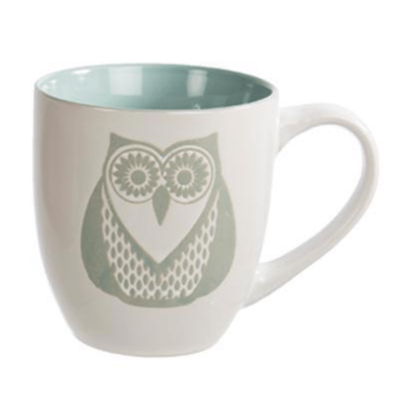 Owl Bullet Mug - White