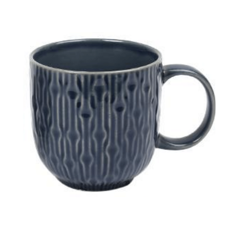 Shea Embossed Mug - Black