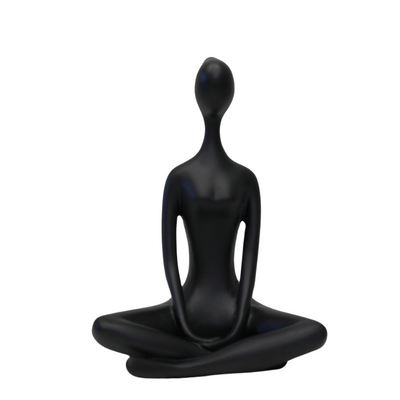 Idalia Black Yoga Figurine