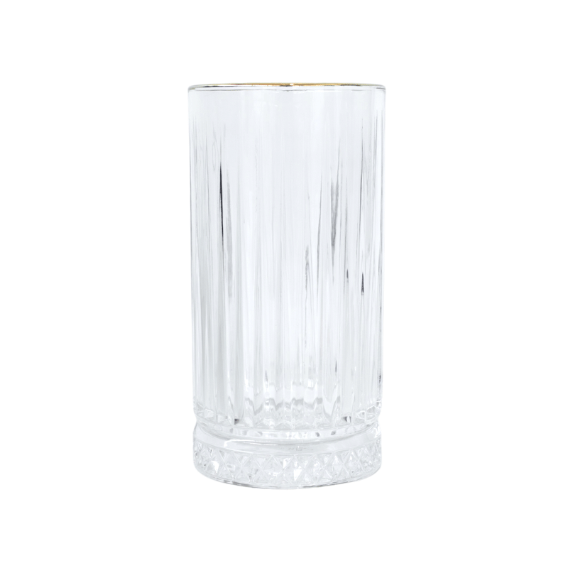 Avenue Gold Rim Highball Glasses - Set of 4