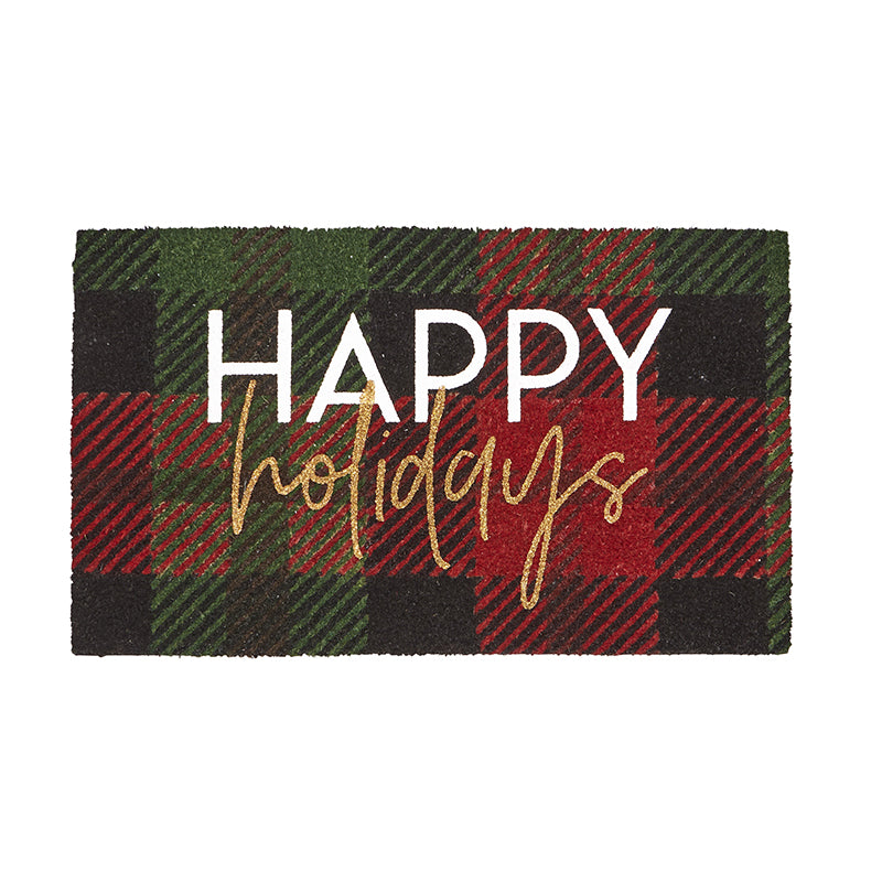 Happy Holidays Door Mat