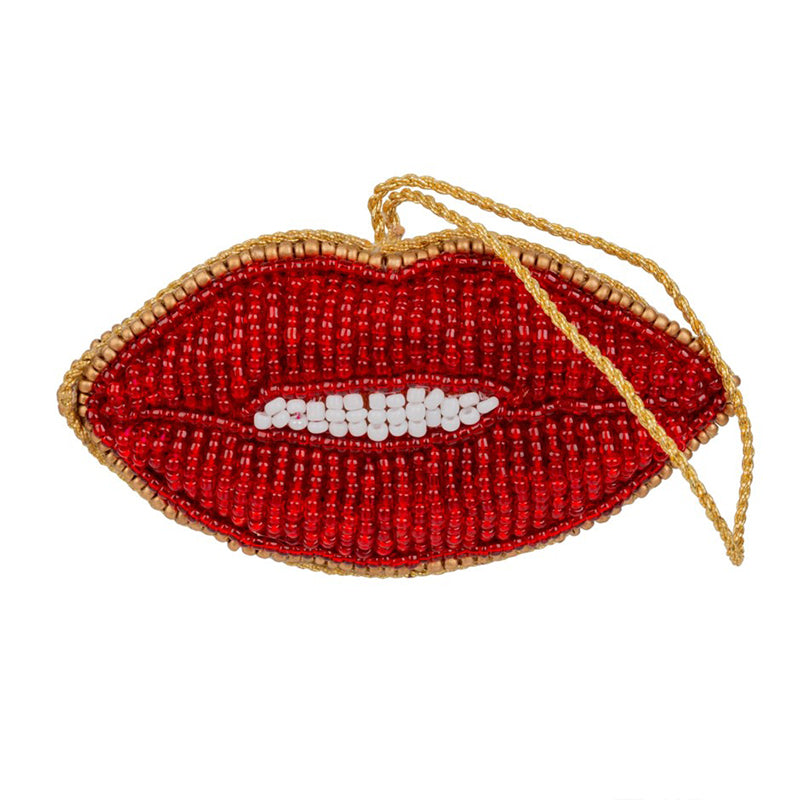 Hot Lips Plush Ornament