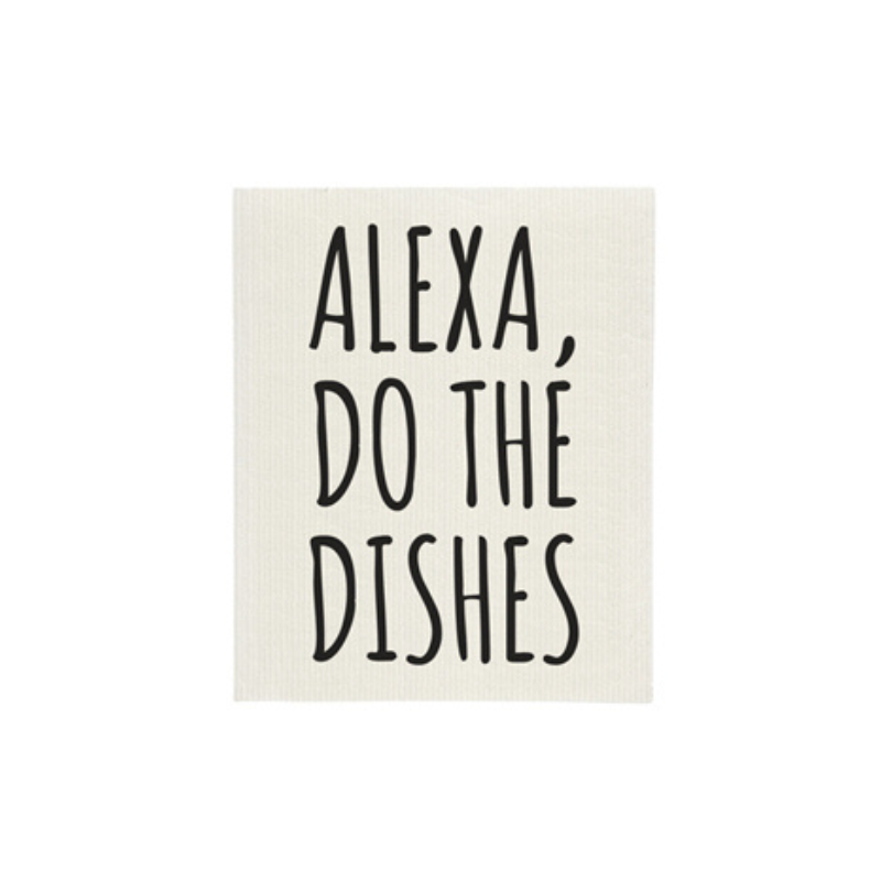 Alexa, Do The Dishes Sponge Cloth