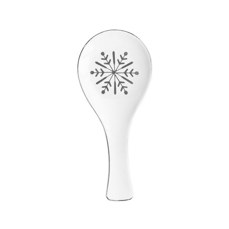 Silver Snowflake Spoon Rest